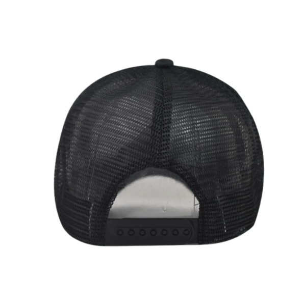 Letter R embroidery Hip Hop Adjustable Mesh Visor Baseball Cap for Men Women - Image 4