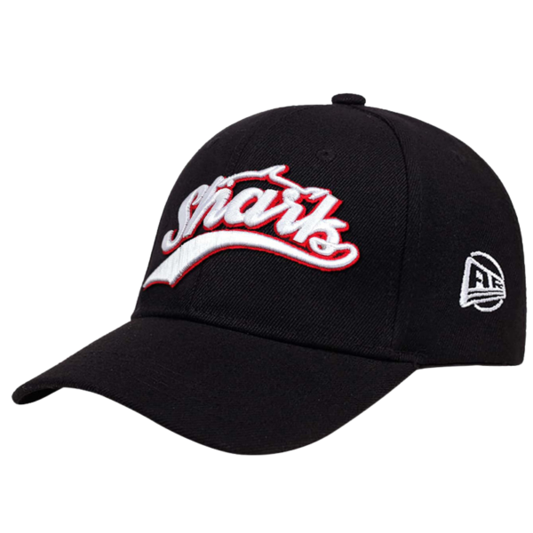 Adjustable Shark Letter Embroidery Baseball Cap For Men and Women