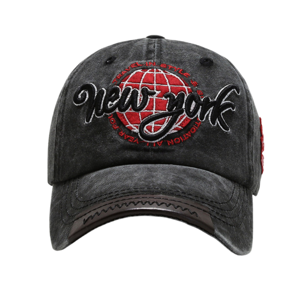 New York Urban Style Embroidery Adjustable Baseball Cap for Men and Women - Image 2