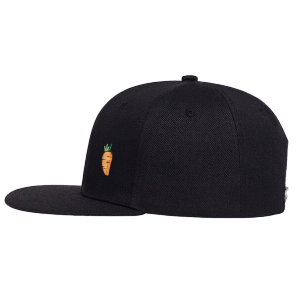 Unisex Hip Hop Cap Featuring Cartoon Carrot Embroidery - Image 3