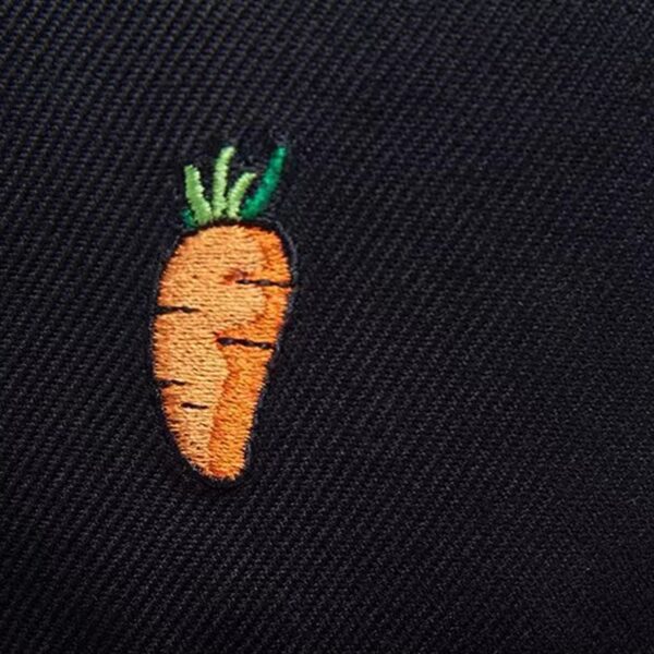 Unisex Hip Hop Cap Featuring Cartoon Carrot Embroidery - Image 2